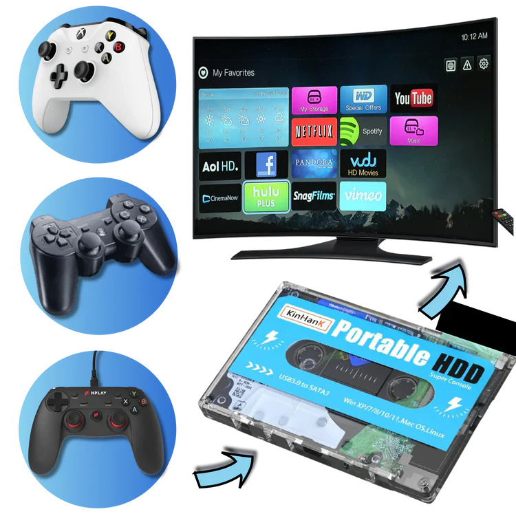 Retro Cassette Gaming Console 13 Retro Cassette12