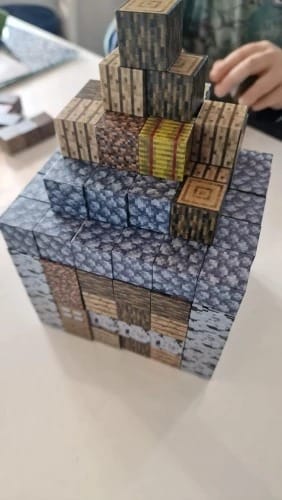 Minecraft real blocks photo review