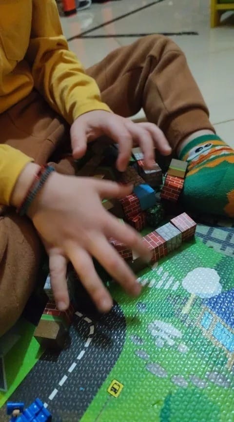 Minecraft real blocks photo review