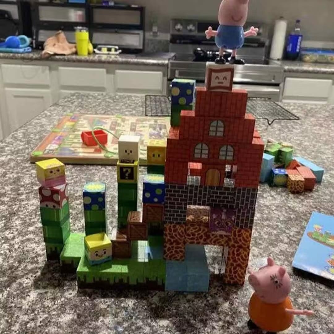 Minecraft real blocks photo review