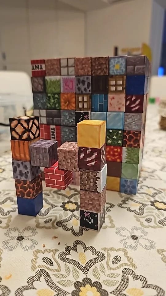 Minecraft real blocks photo review