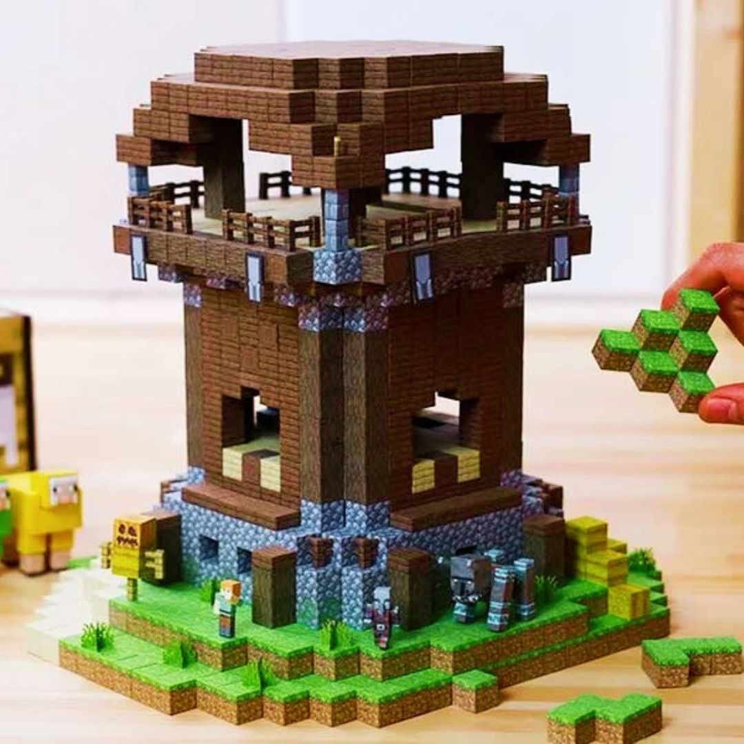Minecraft real blocks photo review